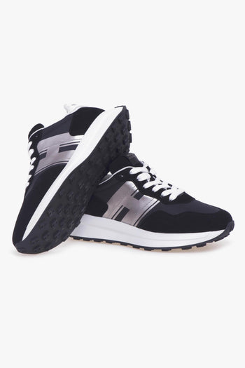 Sneaker H641 in camoscio e tessuto tecnico - 4
