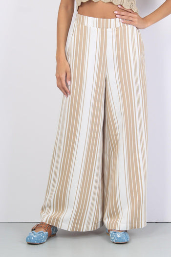 Pantalone Coulisse Riga Panna/beige - 3