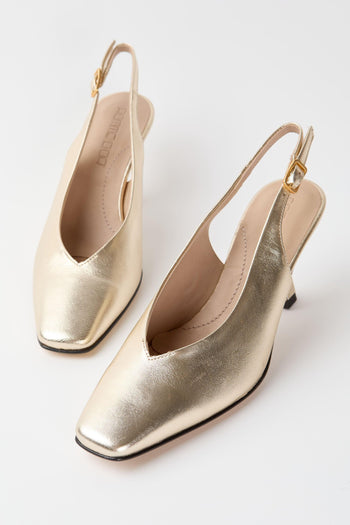 Slingback Lam Platino Donna - 5