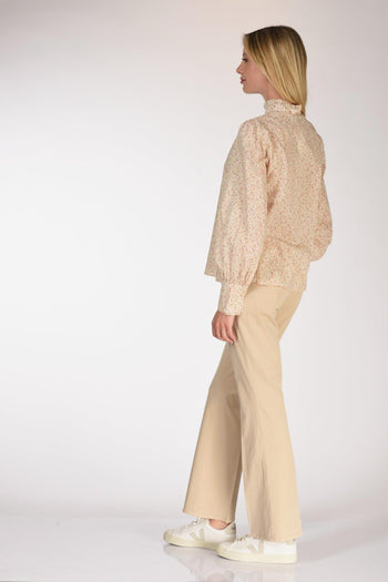 Camicia Fiori Beige/rosa/multicolor Donna - 5