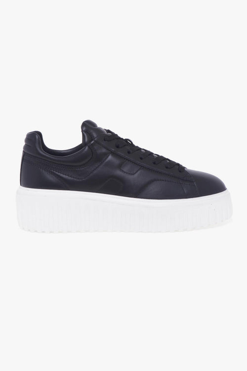 Sneaker H-stripes in pelle