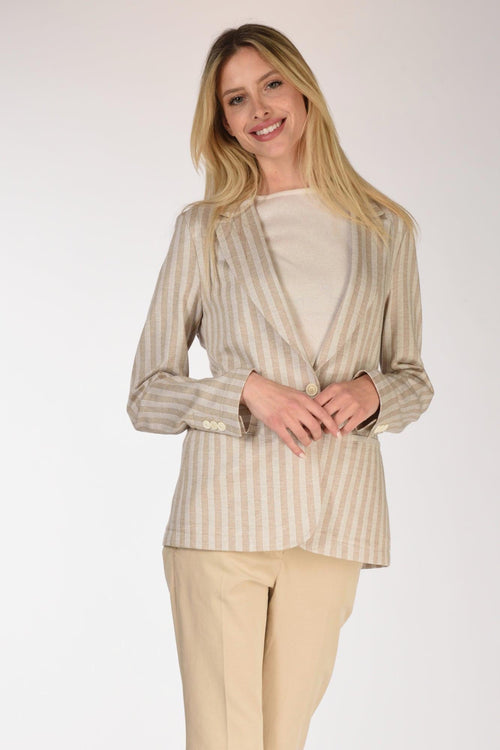 Giacca Tangeri Beige/beige Scuro Donna