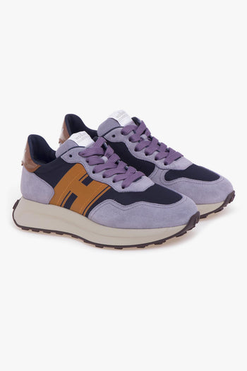 Sneaker H641 in camoscio e tessuto tecnico - 2