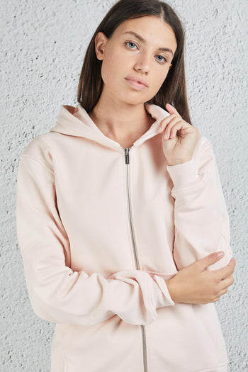 Felpa Con Zip Rosa Donna - 6