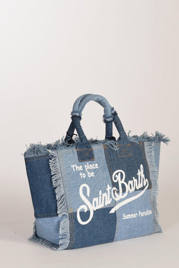 Saint Barth Borsa Denim Blu Donna - 3