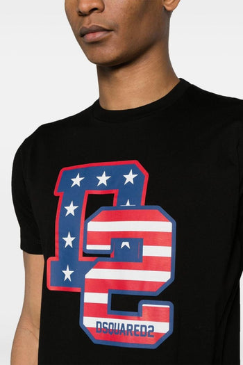 2 T-shirt Nero Uomo con stampa - 2