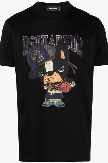 2 T-shirt Nero Uomo con stampa - 4