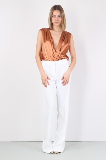Ines Body Satin Stretch Brown - 6