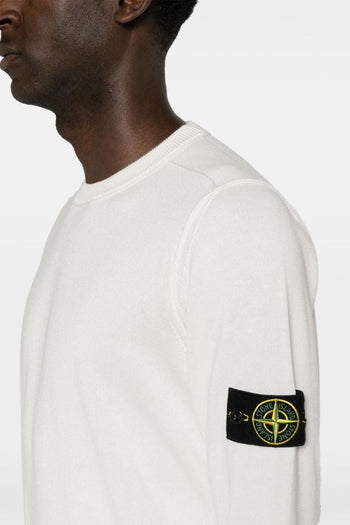 Maglia Bianco Uomo con applicazione Compass - 2
