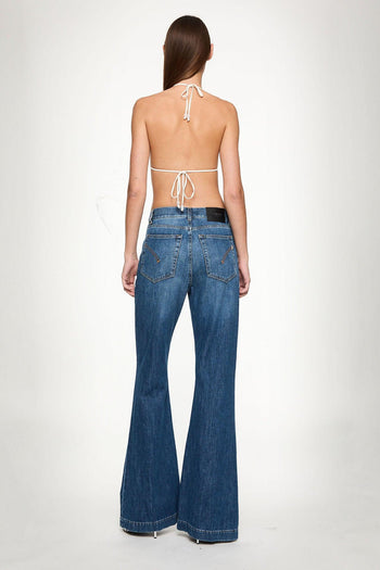 Olivia Jeans Denim Scuro Donna - 4