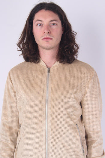 Bomber Traforato Beige - 7