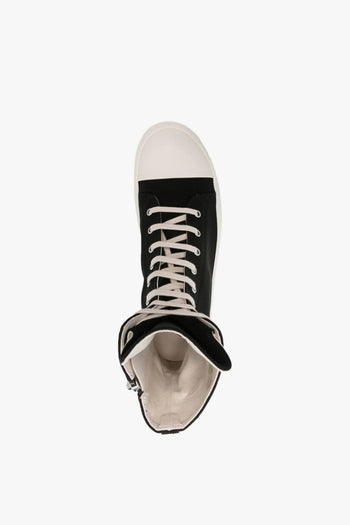 Scarpa Nero Uomo alte con ricamo Pentagram - 4