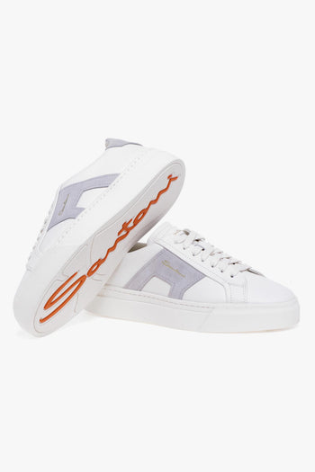 Sneaker Double Buckle in pelle - 4