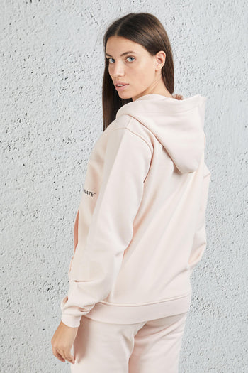 Felpa Con Zip Rosa Donna - 3