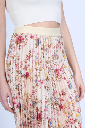 Weekend Gonna PALIO Plisse' Fiori Beige Donna - 5