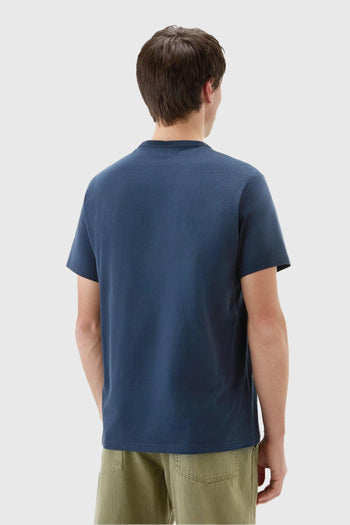 T-shirt Sheep In Puro Cotone Blu Uomo - 3