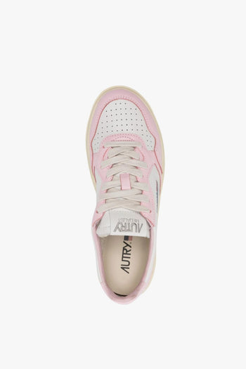 Scarpa Bianco Rosa Donna Medalist Low Bicolore - 3