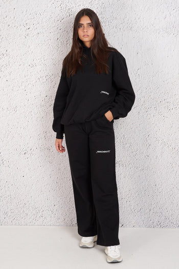 Felpa Oversize Nero Donna - 4