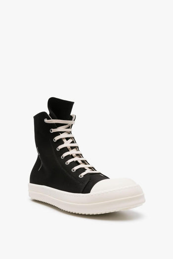 Scarpa Nero Uomo alte con ricamo Pentagram - 3