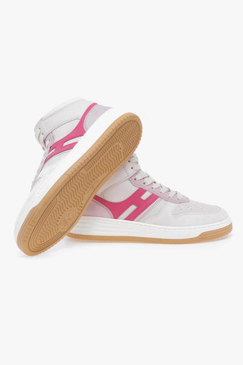 Sneaker H630 basket in pelle e camoscio - 4