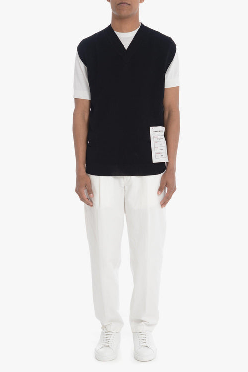 Maglia Nero Uomo scollo a V