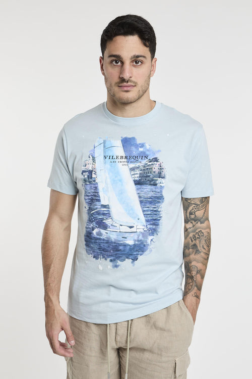 T-shirt con stampa in cotone - 2