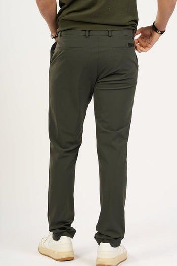 Pantaloni Revo Chino Verde Uomo - 5