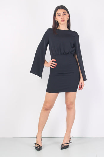 Tubino Manica Ampia Nero - 2