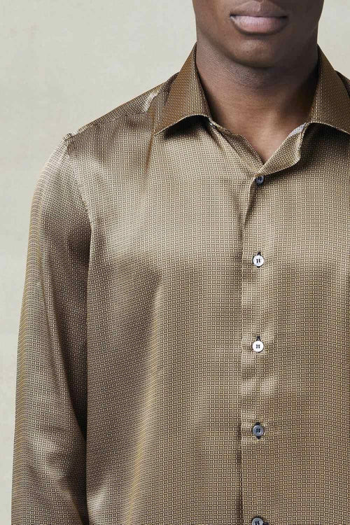 Camicia in pura seta