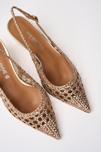 Slingback Gold Donna - 3