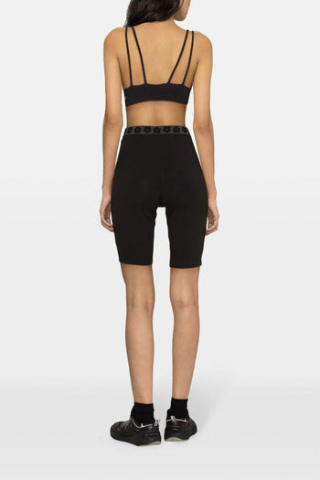 Short Nero Donna Aderente Stile Ciclista - 3