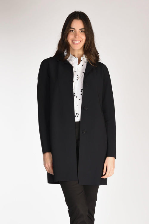 Cappotto Scuba Nero Donna - 2