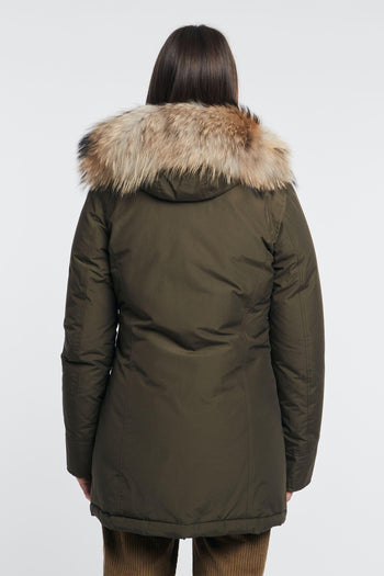 Artic Raccoon Parka Verde Donna - 4