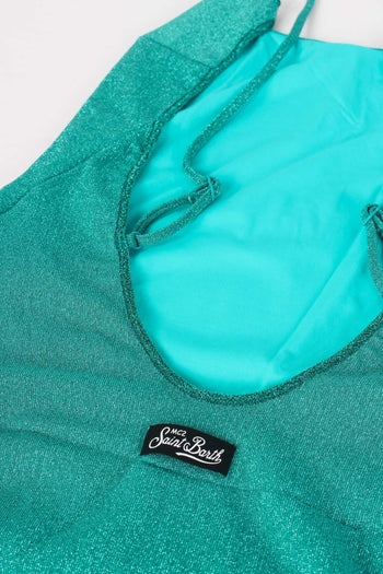 Costume Intero Lurex Turchese - 8