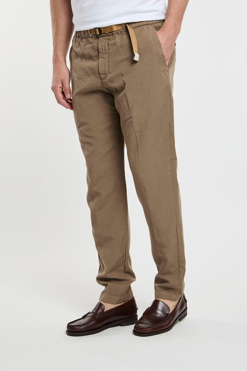 Pantalone joggers in misto lino - 2