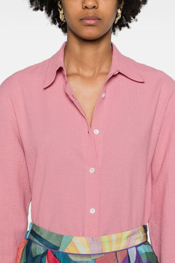 Saint Barth Camicia Rosa Donna Aisha - 4