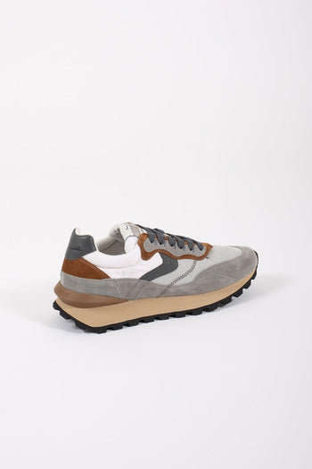 Sneakers Suede/net Grigio Uomo - 3