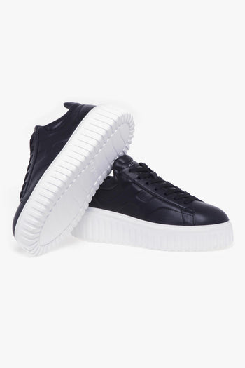 Sneaker H-stripes in pelle - 4