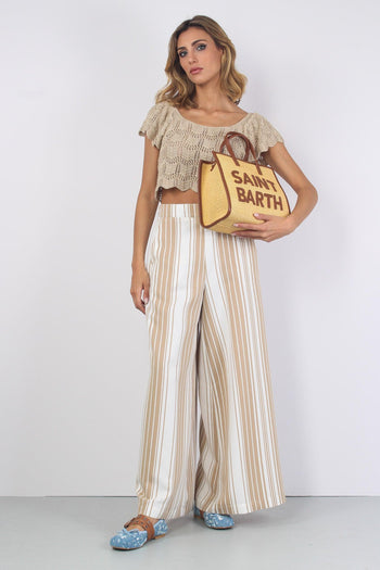 Pantalone Coulisse Riga Panna/beige - 2