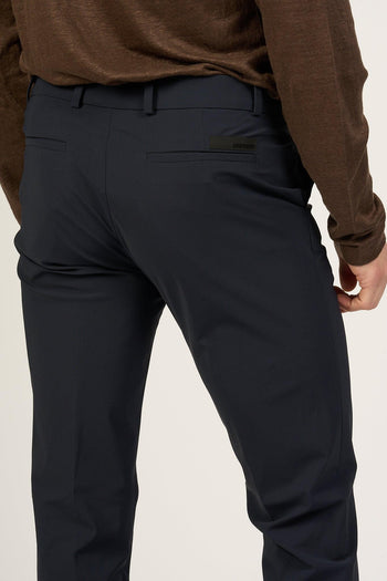 Pantaloni Micro Chino Blu Uomo - 3