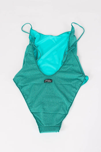 Costume Intero Lurex Turchese - 6