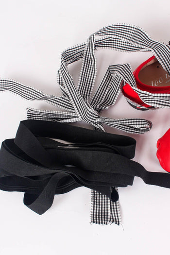 Ballerina Fibbia Borchie Vera Rosso/nero - 8