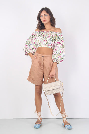 Short Misto Lino Pences Nude - 5