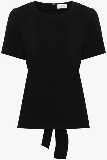 Blusa Nero Donna con dettaglio cut-out - 5