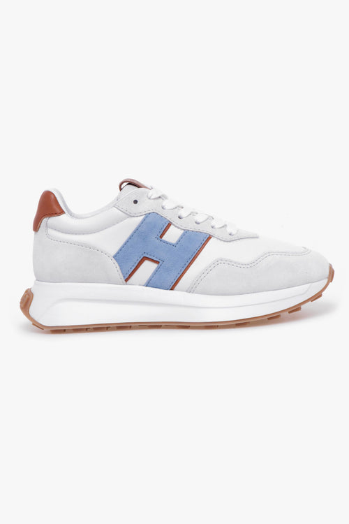 Sneaker H641 in pelle e camoscio