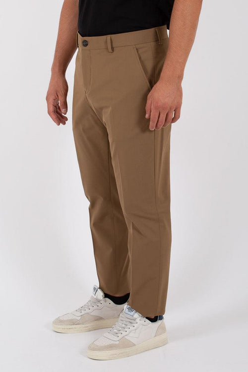 Pantalone Slim Flex Noos Marrone Uomo