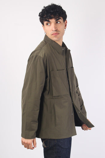 Pierpaolo Giubbotto Tech Ove Verde Militare - 6