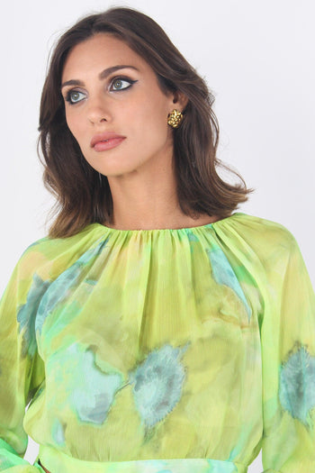 Casacca Corta Fantasia Green Shaded - 7