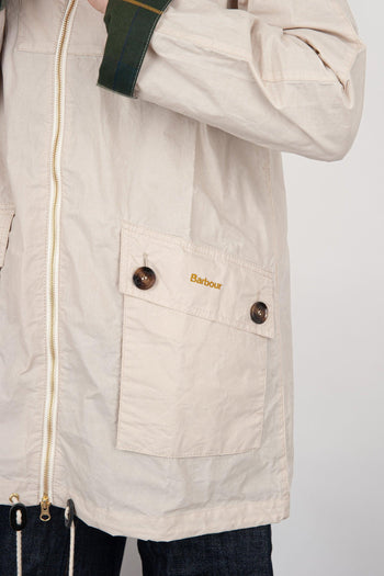 Parka Keldy Showerproof Cotone Panna - 6