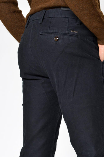 Chinos Regular Fustagno Blu Uomo - 6